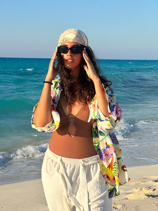 The ‘Shaghaf’ Floral Blouse