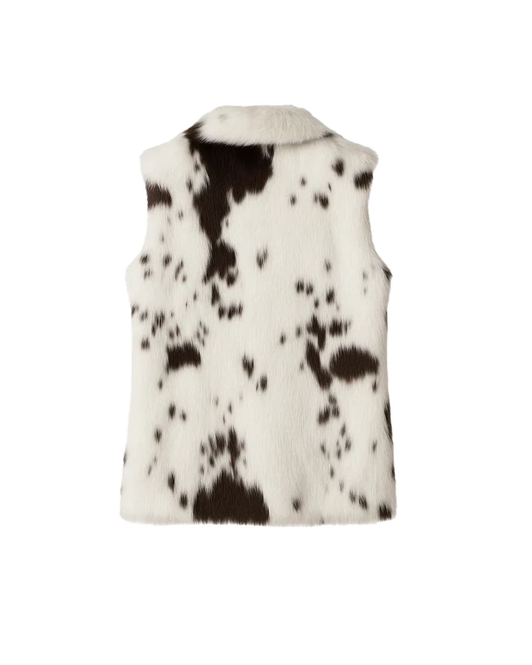 Animal Print Fur Vest
