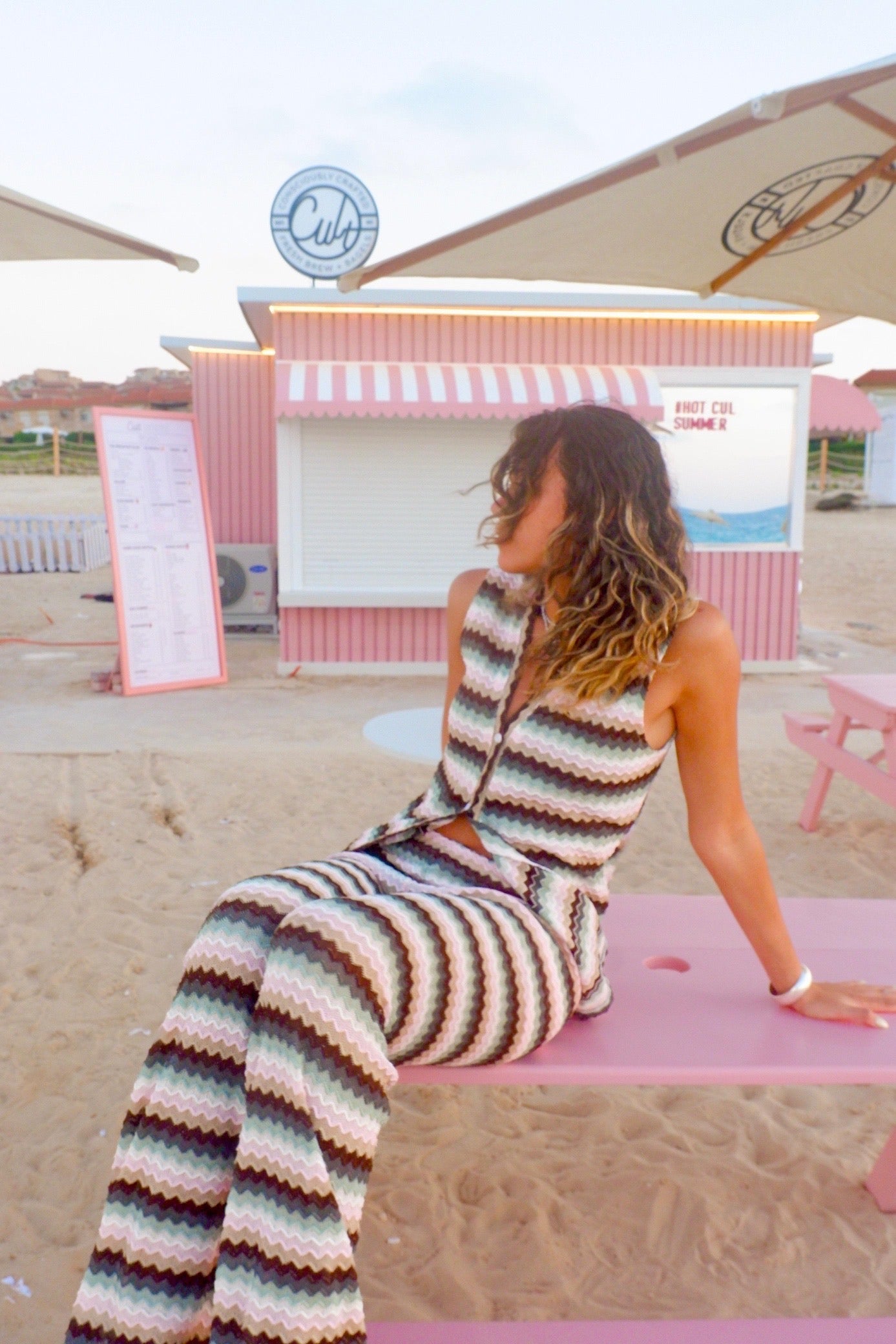 The Striped Zaggy Set