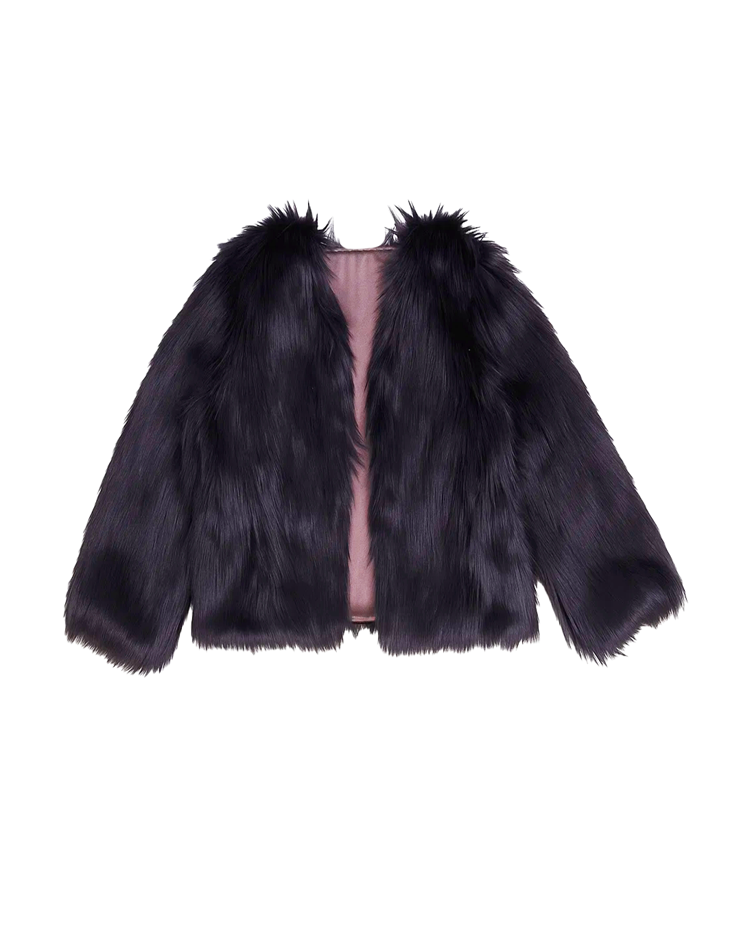 Deep Purple Fur Coat
