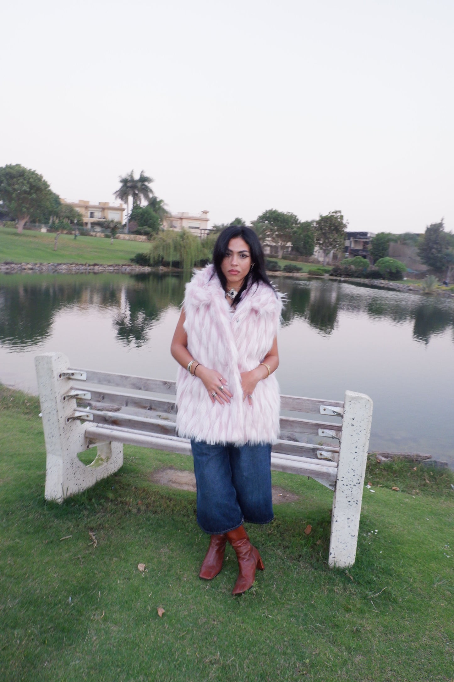 Cotton Candy Fur Vest